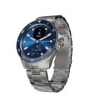 Withings ScanWatch Nova Brilliant, Hybrid Smartwatch, ECG, GPS, Silber