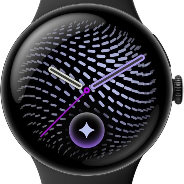 Google Pixel Watch 5 (45 mm) - Smartwatch - Black Case/Obsidian Band, LTE