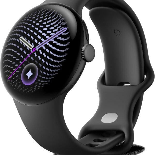 Google Pixel Watch 5 (45 mm) - Smartwatch - Black Case/Obsidian Band, LTE