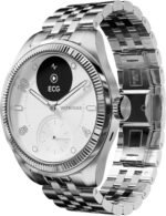 Withings ScanWatch Nova Brilliant, Hybrid Smartwatch, ECG, GPS, Silber