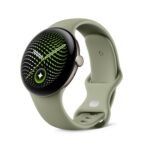Google Pixel Watch 5 (45 mm) - Smartwatch - Black Case/Obsidian Band, LTE