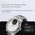 Withings ScanWatch Nova Brilliant, Hybrid Smartwatch, ECG, GPS, Silber