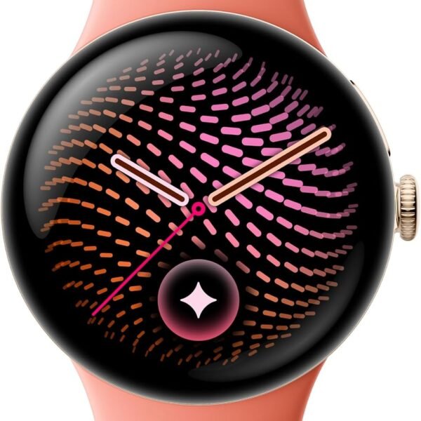 Google Pixel Watch 5 (41 mm) - Smartwatch - Champagne Case/Canyon Band, LTE