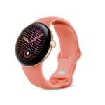 Google Pixel Watch 5 (45 mm) - Smartwatch - Black Case/Obsidian Band, LTE