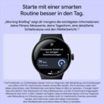 Google Pixel Watch 5 (45 mm) - Smartwatch - Black Case/Obsidian Band, LTE
